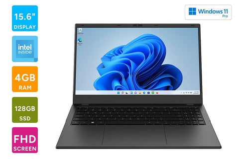 Kogan Atlas 15.6" Full HD Intel N100 USB-C Laptop with Windows 11 Pro (128GB)