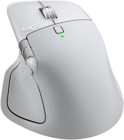 Logitech MX Master 4 for Mac Wireless Mouse - White Silver