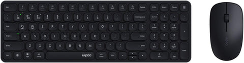 Rapoo 9320M Wireless Keyboard and Mouse Combo - Black