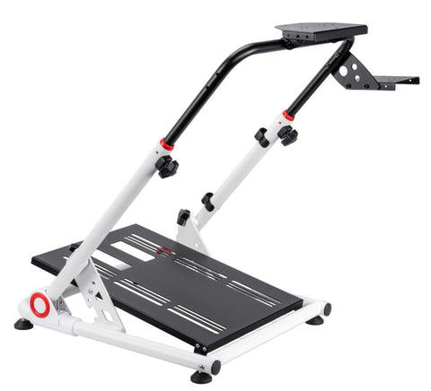 Gorilla Gaming Racing Simulator Wheel Stand - White/Black