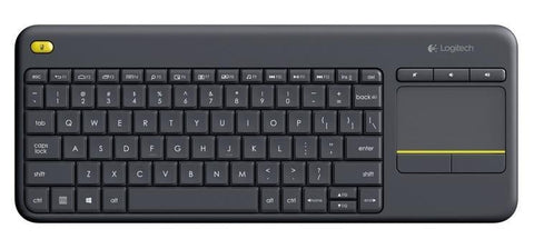 Logitech K400 Plus Wireless Touch Keyboard - Black