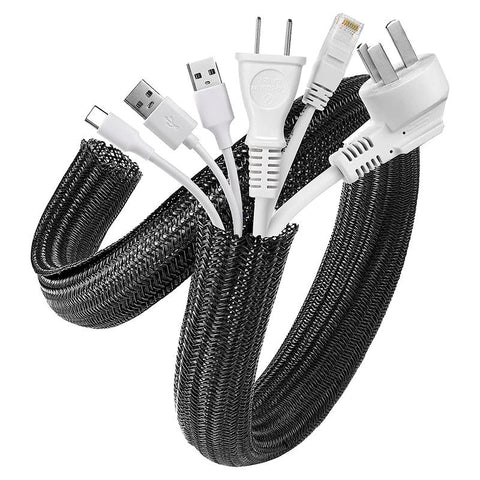 STORFEX Cable Cover - 2-Pack - Black