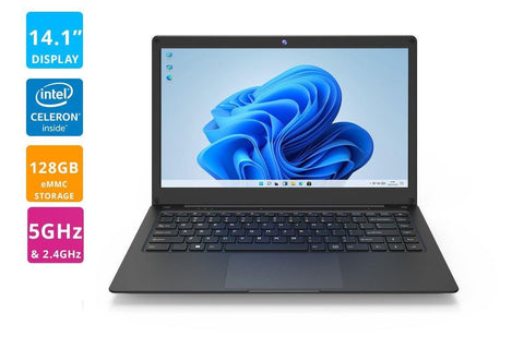 Kogan Atlas 14.1" USB-C Laptop with Windows 11 Pro (4GB, 128GB)