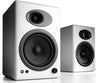 Audioengine A5+ Classic Powered Bookshelf Speakers For Desktop PC Gloss White