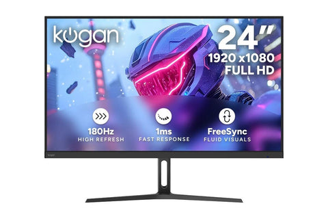 Kogan 24" Full HD 180Hz 1ms FreeSync Gaming Monitor (1920 x 1080)
