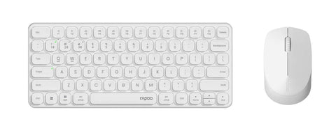 Rapoo 9010M 78 keys Multi-mode Wireless Keyboard & Mouse Combo - White