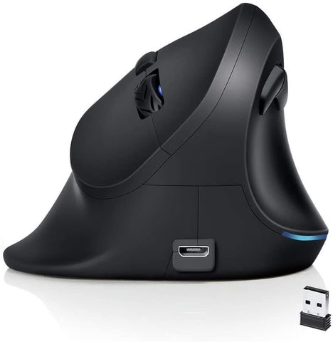 Wireless Ergonomic Mouse - Black