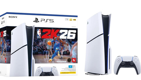 PS5 Disc Edition NBA 2K26 Console Bundle (Slim)