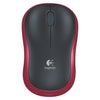 Logitech M185 Wireless Notebook Mouse - Red