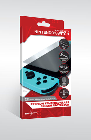 Powerwave Tempered Glass Screen Protector for Nintendo Switch - Nintendo Switch