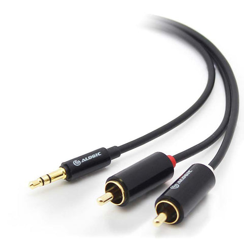 Alogic Premium 3.5mm Stereo Audio to 2 X RCA Stereo Male Cable (2m)