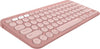 Logitech Pebble Keys 2 K380s Bluetooth Keyboard Tonal Rose