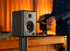 Audioengine A5+ Classic Powered Bookshelf Speakers Remote Control - Satin Black