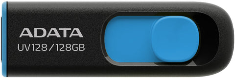 128GB ADATA UV128 Dashdrive Retractable USB 3.0 Flash Drive (Blue/Black) (USB Flash Drive)