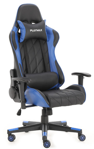 Playmax Elite Gaming Chair - Blue and Black