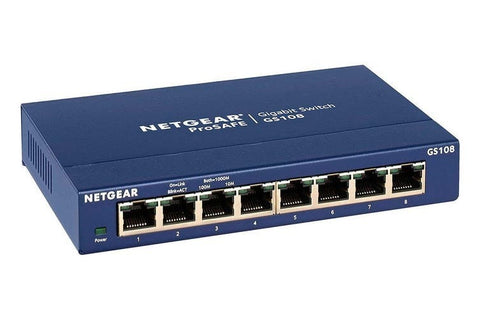 Netgear GS108 ProSafe 8-Port Gigabit Switch