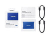 500GB Samsung Portable SSD T7 Blue