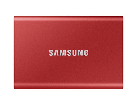 500GB Samsung Portable SSD T7 Red