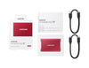 1TB Samsung Portable SSD T7 Red