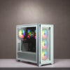 CORSAIR iCUE 4000X RGB Tempered Glass Mid Tower Case White