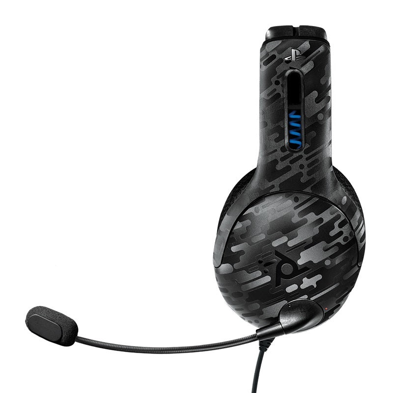 PDP LVL50 Wired Stereo Gaming Headset Black Camo PS4