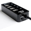 4-Port Super Speed USB-3.0 Hub - Black