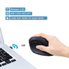 Wireless Ergonomic Mouse - Black