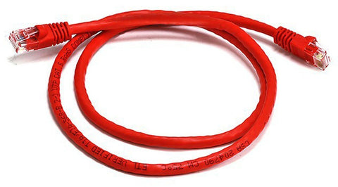 0.5m 8ware Cat6a UTP Snagless Ethernet Cable Red