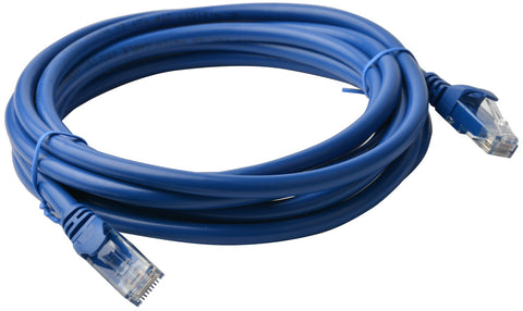 5m 8ware Cat6a UTP Snagless Ethernet Cable Blue