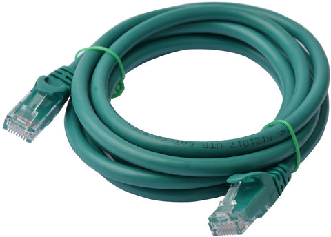 2m 8ware Cat6a UTP Snagless Ethernet Cable Green