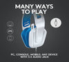 Logitech G335 Wired Gaming Headset - White (Switch, PC, PS5, PS4, Xbox Series X, Xbox One)