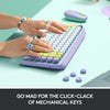 Logitech POP KEYS Wireless Mechanical Keyboard Daydream