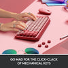 Logitech POP KEYS Wireless Mechanical Keyboard Heartbreaker