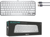 Logitech MX Keys Mini Minimalist Wireless Illuminated Keyboard Pale Gray