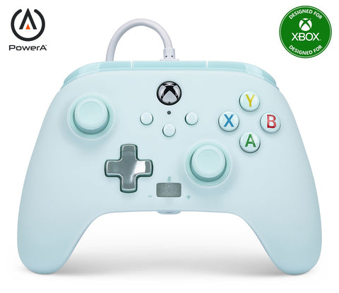 PowerA Xbox Enhanced Wired Controller (Cotton Candy Blue) (Xbox Series X)