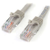 2m StarTech Cat5e Snagless Ethernet Patch Cable Gray