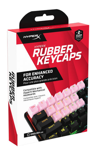 HyperX Rubber Keycaps (Pink)