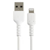 15cm StarTech Heavy Duty Certified USB-A to Lightning Cable White