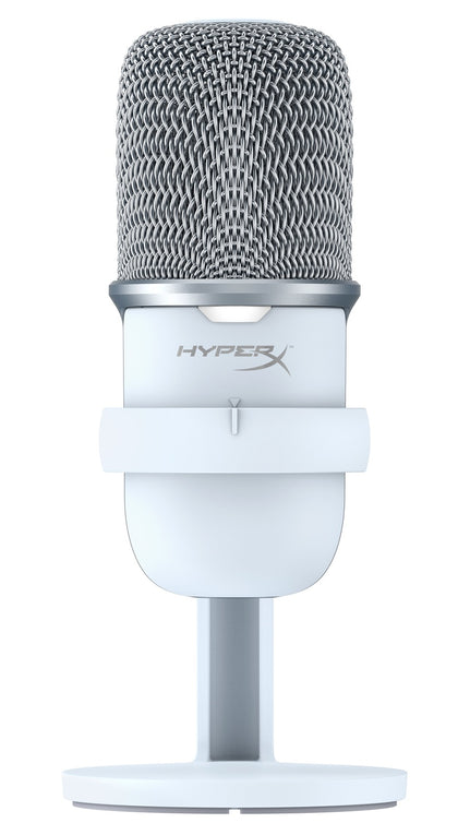 HyperX SoloCast USB Microphone (White) - PC Games