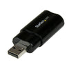 StarTech USB Stereo Audio Adapter External Sound Card