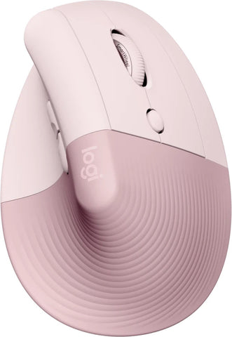 Logitech Lift Vertical Ergonomic Mouse Rose