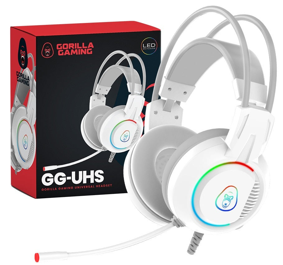 Gorilla Gaming Universal Headset - White - Xbox Series X