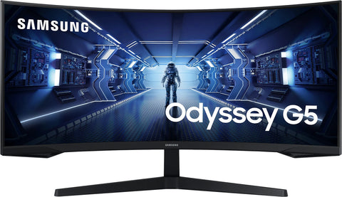 34" Samsung Odyssey G55T 1440p 165Hz 1ms FreeSync Premium HDR Curved Gaming Monitor