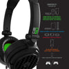 4Gamers C6-50 Wired Gaming Headset (Black & Green) (Switch, PC, PS5, PS4, Xbox Series X, Xbox One)