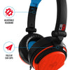 4Gamers C6-50 Wired Gaming Headset (Neon Blue & Red) (Switch, PC, PS5, PS4, Xbox Series X, Xbox One)