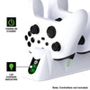 4Gamers Xbox Series X/S SX-C100 Twin Charging Dock (White) (Xbox Series X, Xbox One)