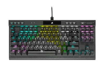 Corsair K70 TKL CS OPX Silver RGB Mechanical Gaming Keyboard - Black (PC)