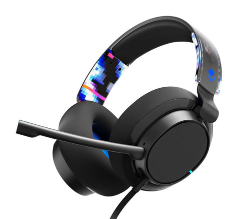 Skullcandy SLYR PRO Wired Gaming Headset (Black & Blue) (Switch, PC, PS5, PS4, Xbox Series X, Xbox One)