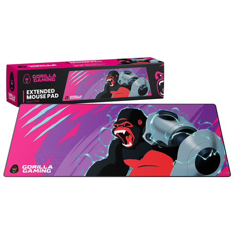 Gorilla Gaming Extended Mouse Pad - Neon Pink (PC)