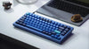 Keychron Q1 v2 75% RGB Gateron G Pro Brown Fully Assembled Hot-Swappable QMK Custom Mechanical Keyboard Navy Blue